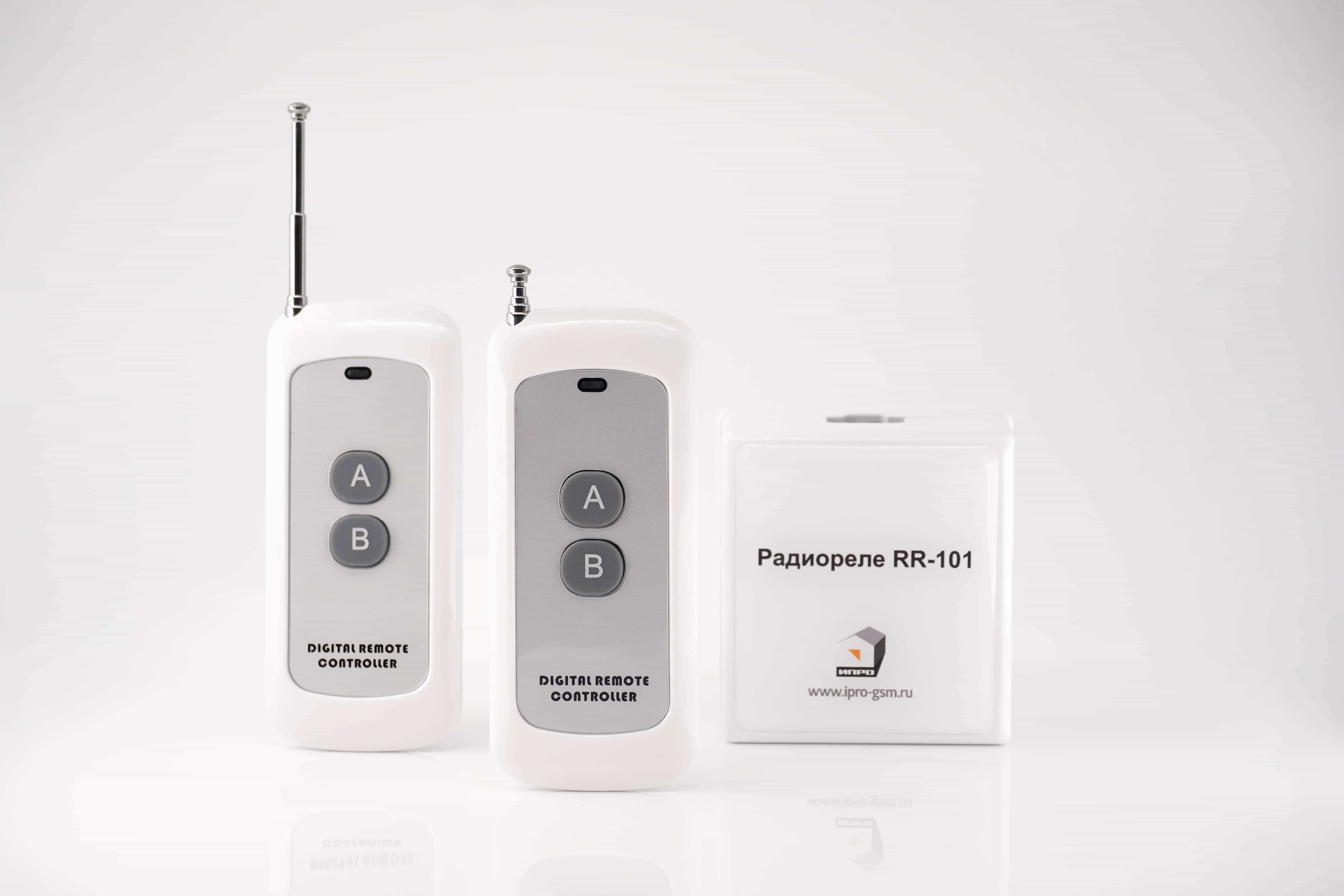 Комплект «Радиореле RR-101 + 2 пульта 250–950м»